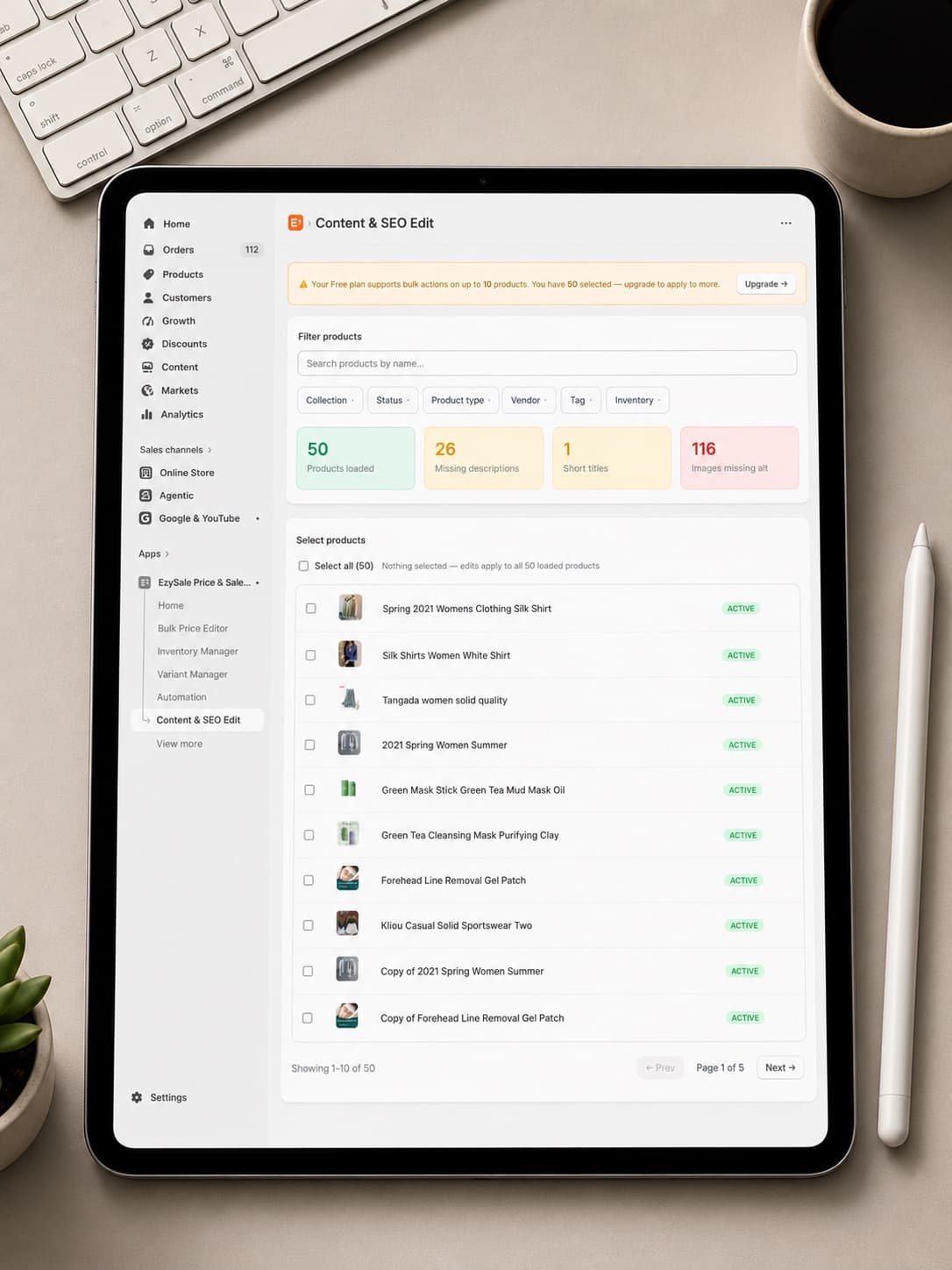 EzySale detail 1