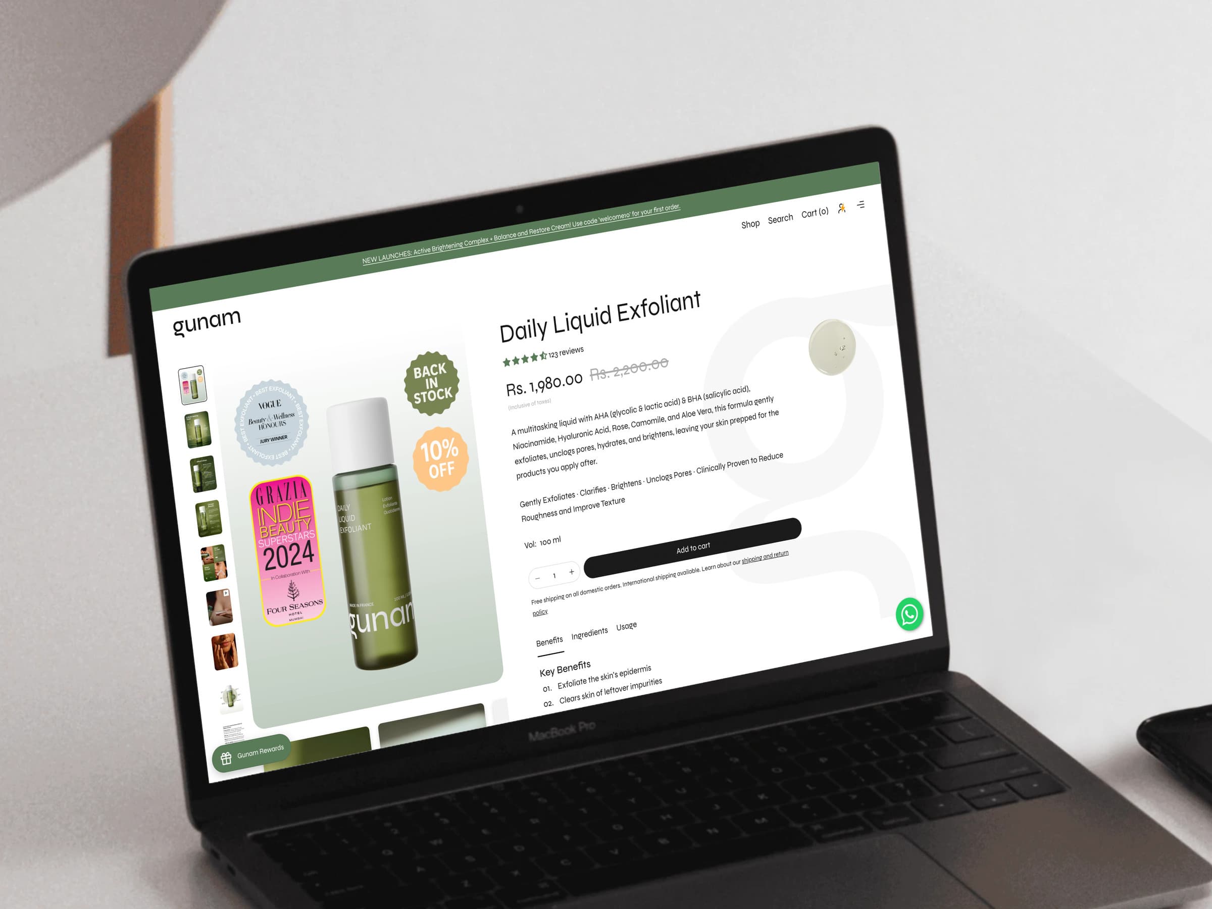 Gunam Beauty — Shopify Theme
